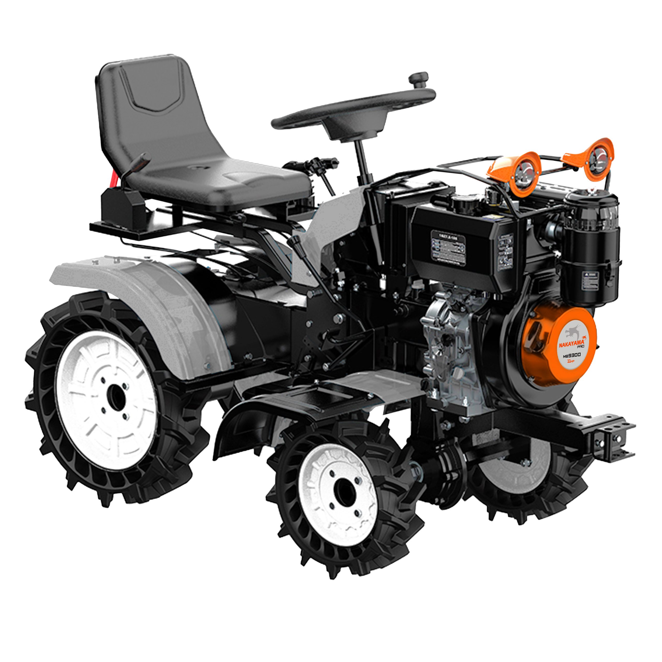 NAKAYAMA PRO MB9300 Τρακτέρ/Σκαπτικό Πετρελαίου 4WD/2WD 11Hp Με Μίζα, 1050mm,3+1Ταχ. 16+16 Μαχαίρια - Image 5