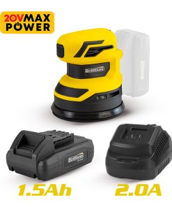 BORMANN BCD4100 Τριβείο Έκκεντρο Μπαταρίας 20V,Li-Ion με Μπαταρία 2.0Ah & Φορτιστή