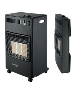 BORMANN Elite BGH4100 Θερμάστρα Υγραερίου 4200W,Mαύρη,Αναδιπλούμενη με Προστασία Ανατροπής