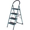 BORMANN Pro BHL6014 Σκαλοκάθισμα Μεταλλικό Heavy Duty,4 Σκαλιά,Αντιολισθητικά με Αφρώδη Λαβή