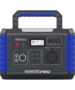 BORMANN Pro BBC5020 Power Station 500W, 519Wh/24000mAh,12V/24V,AC,DC,Type-C,USB-A,Li-Ion
