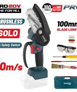 BORMANN Pro BBP3914C Κλαδευτικό Αλυσοπρίονο Μπαταρίας 20V,Brushless,Λάμα 10cm,825gr,Βαλίτσα,SOLO