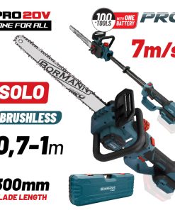 BORMANN Pro BBP3930 Κλαδευτικό Αλυσοπρίονο 20V Brushless,0.7-1m,30cm,1.9Kg,SOLO