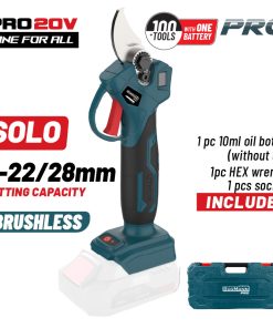 BORMANN Pro BBP4128C Ψαλίδι Κλάδου Μπαταρίας 20V,Brushless,0-22/28mm,1kg,BMC,SOLO