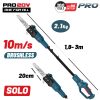 BORMANN Pro BBP4220 Τηλεσκοπικό Κονταροπρίονο Μπαταρίας 20V,Λάμα 20cm,Αυτόματη Λίπανση,Βαλίτσα,SOLO
