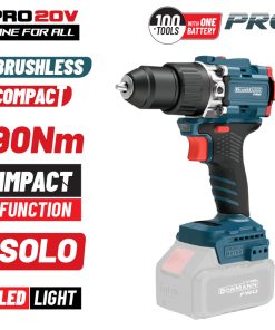 BORMANN Pro BBP5325 Δραπαν/βιδο Κρουστικό,Compact,Brushless Μπαταρίας 20V,Li-Ion,90Nm με 2 Ταχύτητες