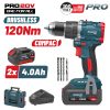 BORMANN Pro BBP5451X44CA Δραπαν/βιδο Κρουστικό 20V,2x4Ah,Li-Ion,Compact,2 Ταχύτητες & Βαλίτσα